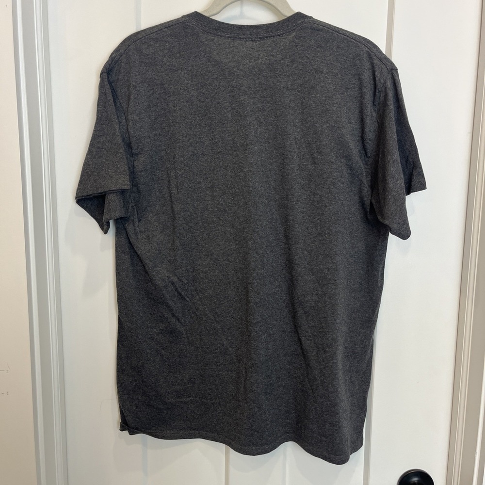 Star Wars Shirt Adult‎ Large Han Solo Chewbacca Graphics Tee "Flying Solo" Gray - Picture 5 of 5